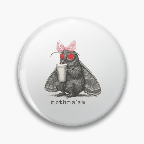 Item preview, Mothma’am Cute Mothman Cryptid designed and sold by roartusa.