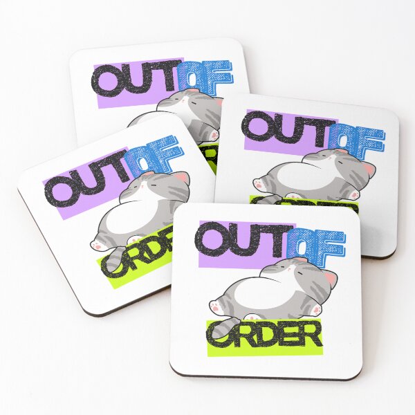 Item preview, Out Of Order Cat designed and sold by Wrinklykittens.