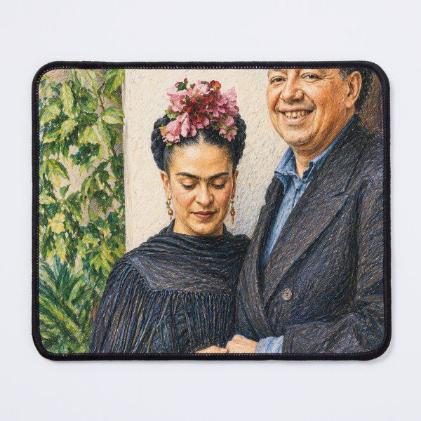 Item preview, Smiling Diego & Frida in Doorway designed and sold by reggiemercedes.