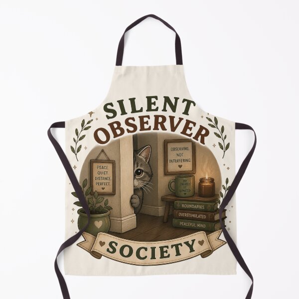 Item preview, Funny Silent Observer Cat Society designed and sold by legendaryskins.