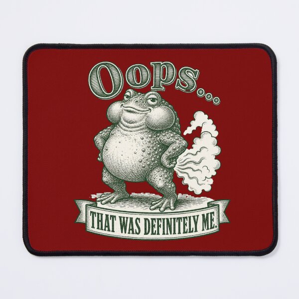 Item preview, Oops That Was Definitely Me Funny Frog designed and sold by freshwear design.