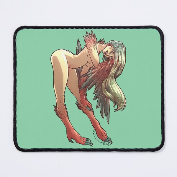 Item preview, Harpie Babe Monster Girl Pin-Up designed and sold by wiseacreart.