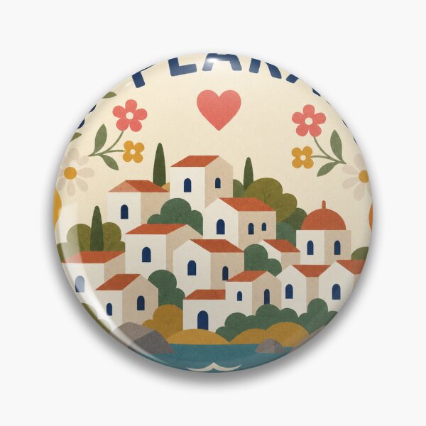 Item preview, Plaka Greece Travel Souvenir Modern Folk Art designed and sold by VisualArtsOasis.