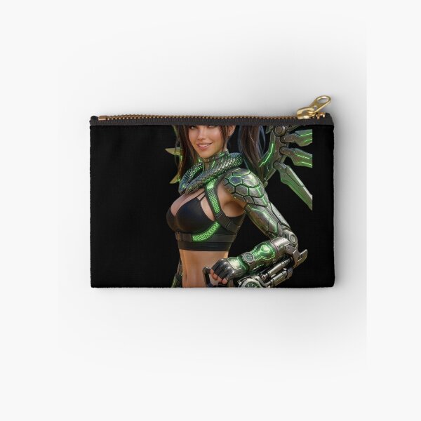 Item preview, Cyber Venom Snake2 - Neon Green Mecha Serpent designed and sold by EvolutionMerch.