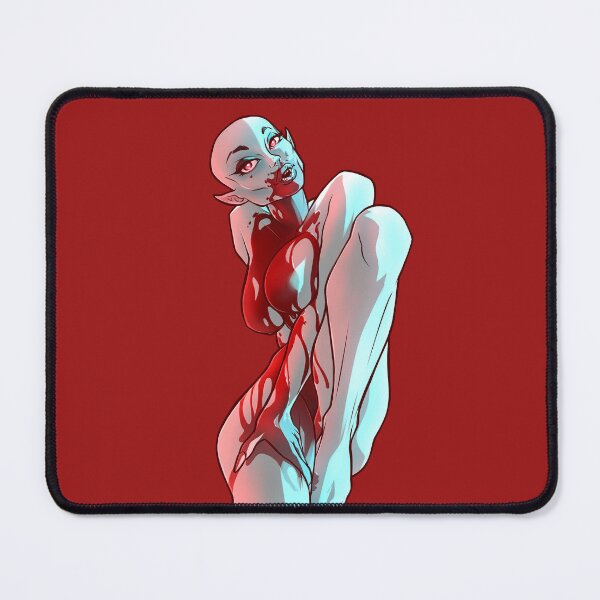 Item preview, Vampire Babe Monster Girl Pin-Up designed and sold by wiseacreart.