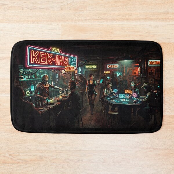Item preview, Cyberpunk Bar - Neon Atmosphere and Futuristic Urban Night designed and sold by Kek-Ina.