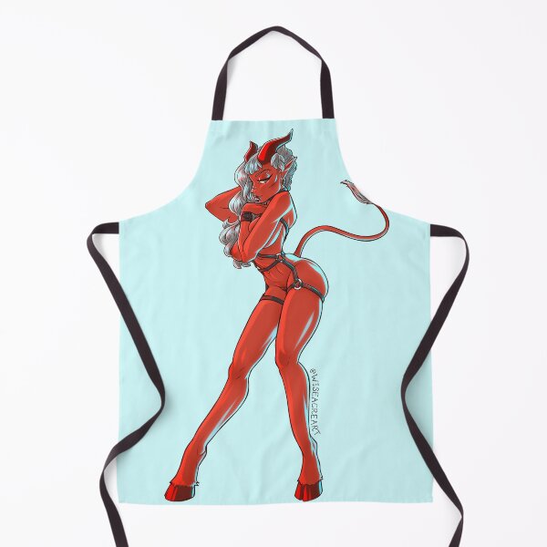 Item preview, Imp Babe Monster Girl Pin-Up designed and sold by wiseacreart.