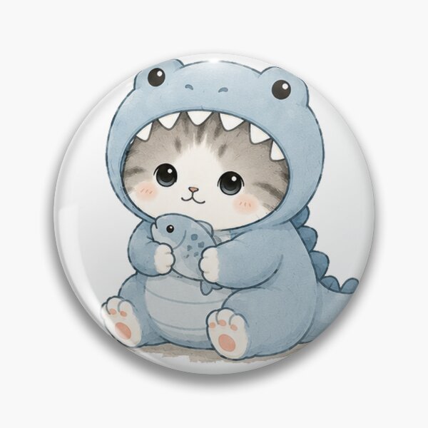 Item preview, Crococat loves to eat designed and sold by Brambleflex.