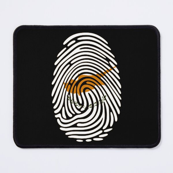 Item preview, Cyprus Flag Fingerprint Identity | Cypriot DNA Heritage Graphic designed and sold by NTGUILTY.