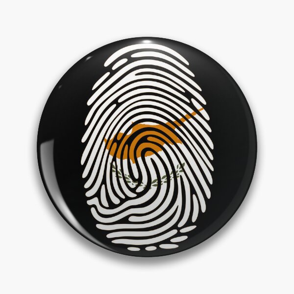 Item preview, Cyprus Flag Fingerprint Identity | Cypriot DNA Heritage Graphic designed and sold by NTGUILTY.