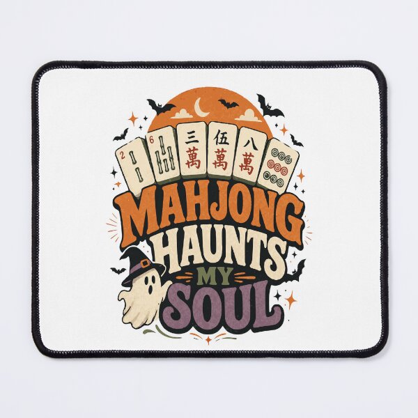 Item preview, Spooky Halloween Mahjong Club – Mahjong Lover Design designed and sold by JansenGS.