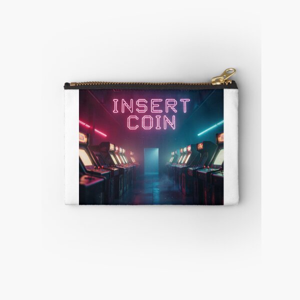 Item preview, The Arcade Never Dies - Neon Retro Poster designed and sold by EtermaoDigital.