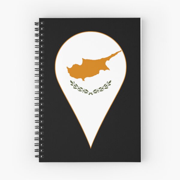 Item preview, Cyprus Flag Location Pin Map Marker | Cypriot Destination GPS Icon designed and sold by NTGUILTY.