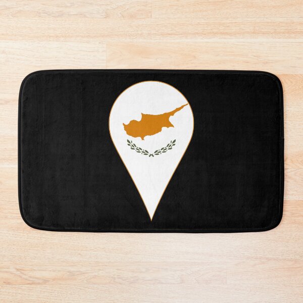 Item preview, Cyprus Flag Location Pin Map Marker | Cypriot Destination GPS Icon designed and sold by NTGUILTY.