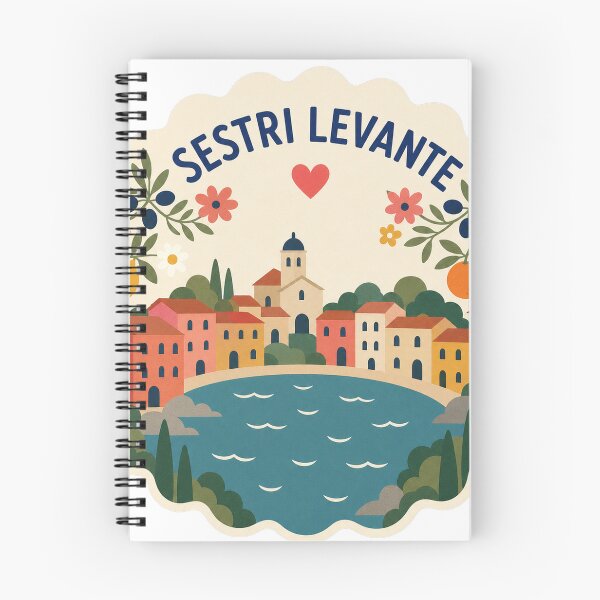 Item preview, Sestri Levante Italy Travel Souvenir Modern Folk Art designed and sold by VisualArtsOasis.