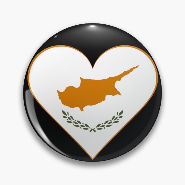 Item preview, Cyprus Heart Flag Graphic | I Love Cyprus Patriotic Symbol designed and sold by NTGUILTY.