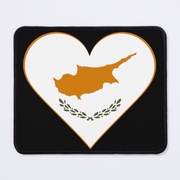 Item preview, Cyprus Heart Flag Graphic | I Love Cyprus Patriotic Symbol designed and sold by NTGUILTY.