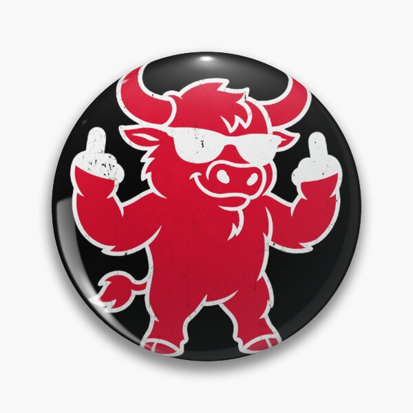 Artikelvorschau, Attitude Bull Middle Finger Funny entworfen und verkauft von MichelleC17118.