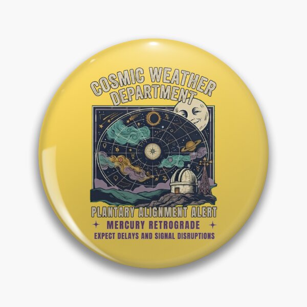 Item preview, CWD: Mercury Retrograde Expect Delays designed and sold by Finding Source Designs.