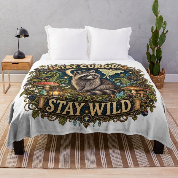 Item preview, Stay Curious Stay Wild designed and sold by J-CCreations.