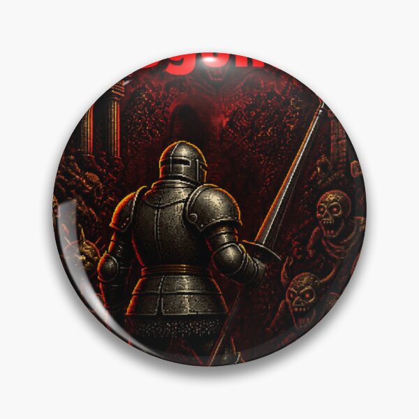 Item preview, Retro Arcade Knight - Italian Bootleg Pixel Art Poster designed and sold by EtermaoDigital.