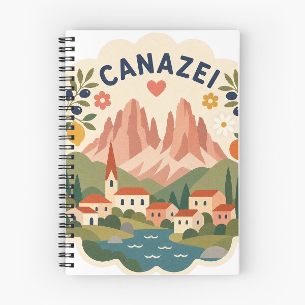 Item preview, Canazei Italy Travel Souvenir Modern Folk Art designed and sold by VisualArtsOasis.