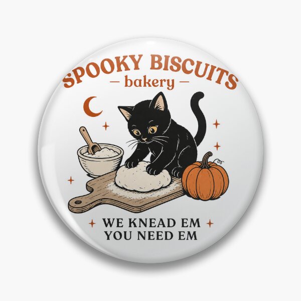 Item preview, Retro Funny Spooky Biscuits Club Cat Lovers Pastry Halloween designed and sold by Kladhadredo.