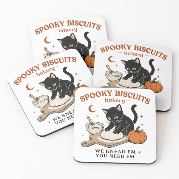 Item preview, Retro Funny Spooky Biscuits Club Cat Lovers Pastry Halloween designed and sold by Kladhadredo.