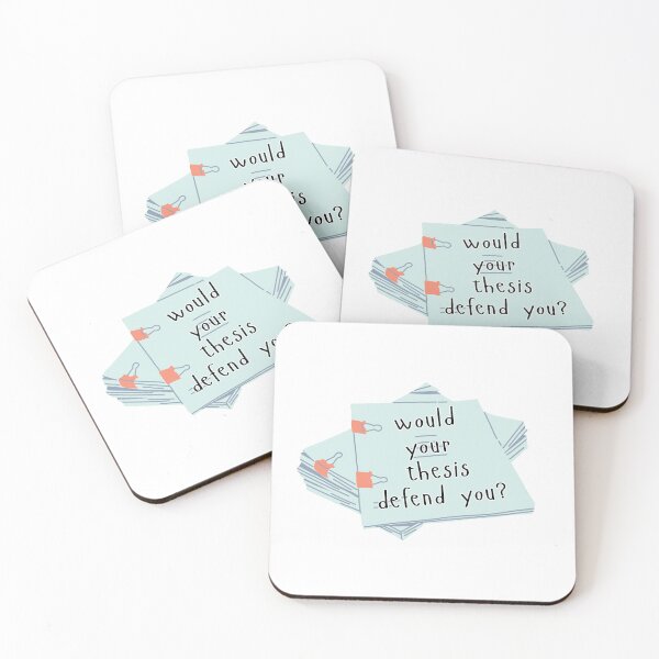 Item preview, Would your thesis defend you? designed and sold by TheWaterBirds.