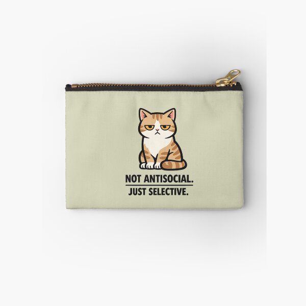 Item preview, Not antisocial – just a picky cat designed and sold by NorthPeak Studio.