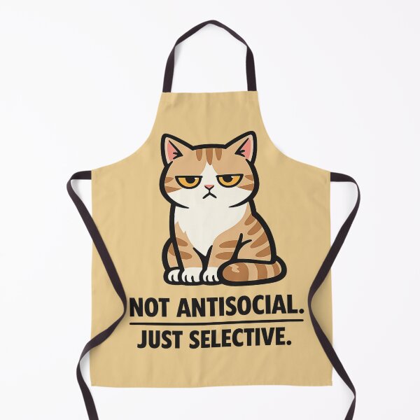 Item preview, Not antisocial – just a picky cat designed and sold by NorthPeak Studio.
