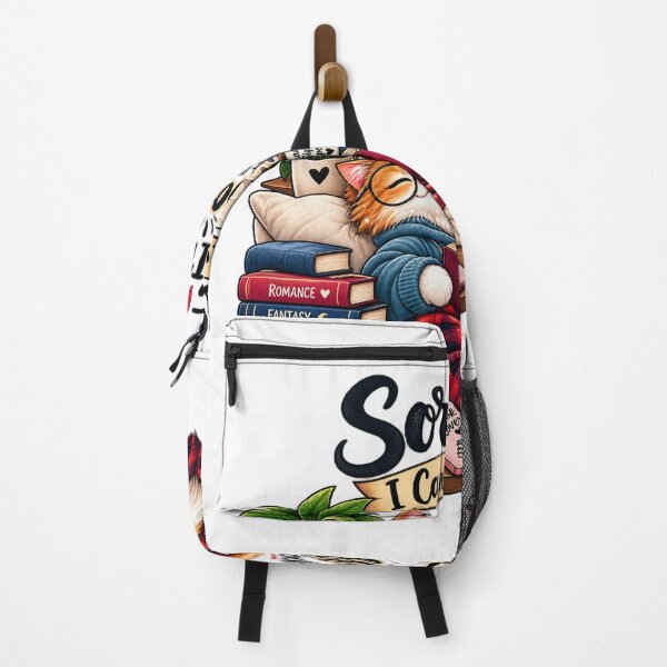 Item preview, Sorry I Cant Im Booked and Its Coffee O Clock Cute Cat Reading Design designed and sold by TrendVault USA.