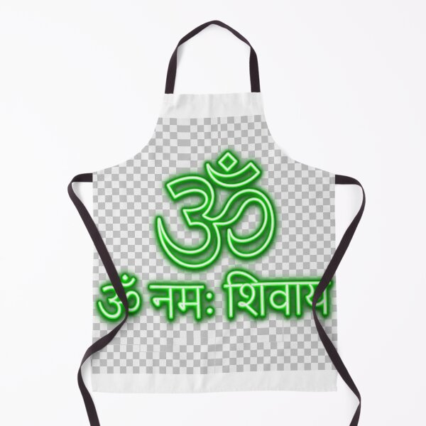 Item preview, Om Namah Shivaya Neon Green Sanskrit Mantra - Om Symbol Glow designed and sold by Csaba1983.