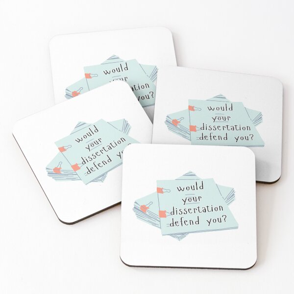 Item preview, would your dissertation defend you? designed and sold by TheWaterBirds.
