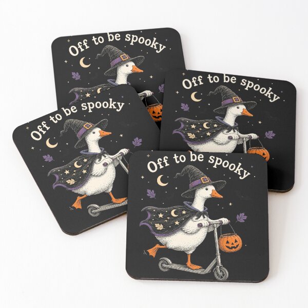Item preview, Halloween Goose, Off to be Spooky Silly Goose, Funny Goose Scooter Halloween Gift, Spooky Season, Witchy Goose designed and sold by Quiajia.