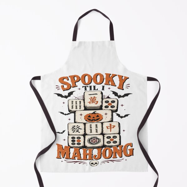 Item preview, Spooky Halloween Mahjong Club – Mahjong Lover Design designed and sold by JansenGS.