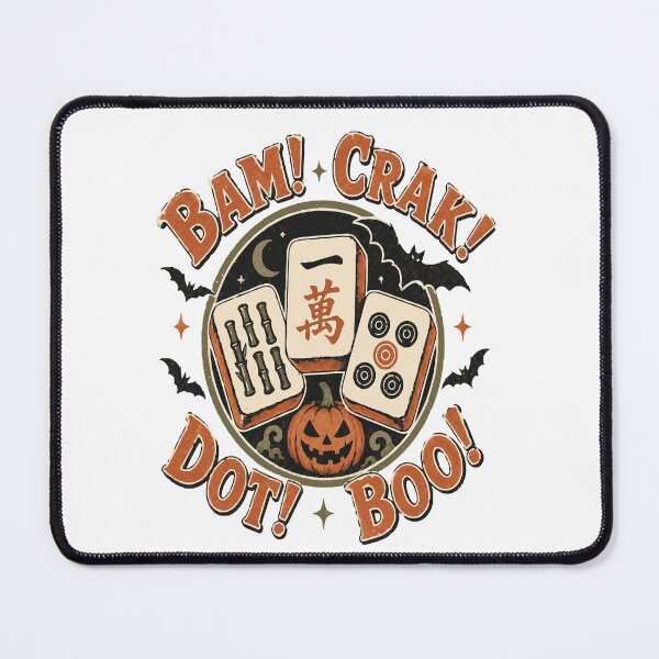 Item preview, Spooky Halloween Mahjong Club – Mahjong Lover Design designed and sold by JansenGS.