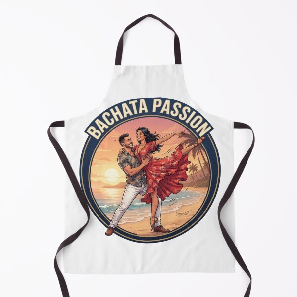 Item preview, Bachata Passion Retro Emblem – Acrobatic Latino Dance Couple Lift, Round Beach Sunset Graphic Novel Apparel Sticker designed and sold by SmartPuns.