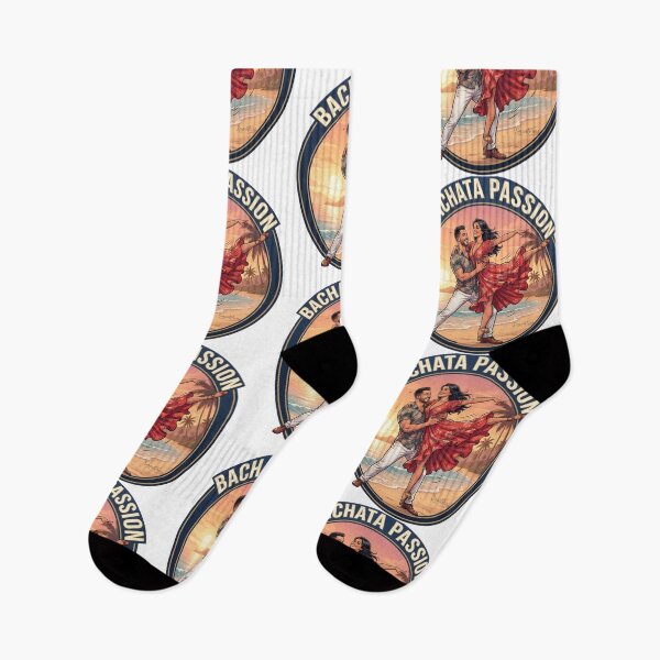 Item preview, Bachata Passion Retro Emblem – Acrobatic Latino Dance Couple Lift, Round Beach Sunset Graphic Novel Apparel Sticker designed and sold by SmartPuns.