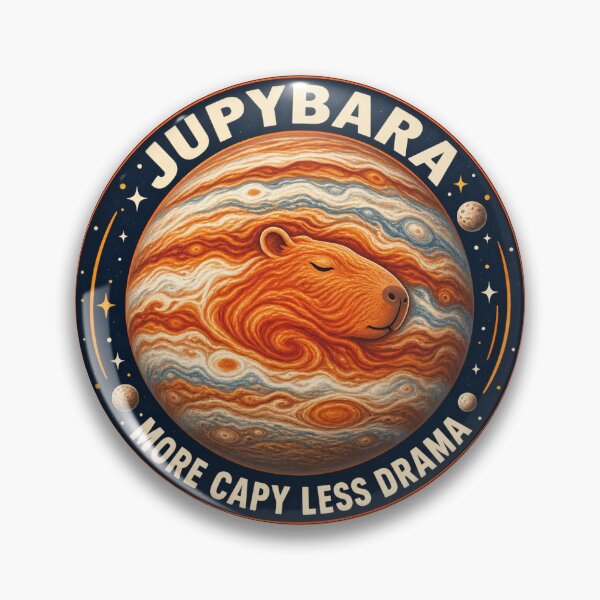 Item preview, Jupybara: Jupiter's Great Red Spot Capybara designed and sold by CircinusStore.