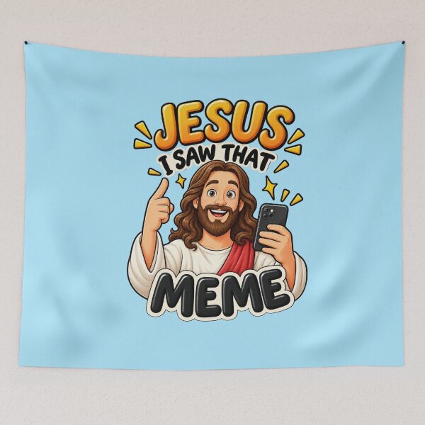 Item preview, Jesus I Saw That Meme – Funny Christian designed and sold by StickyDelights.