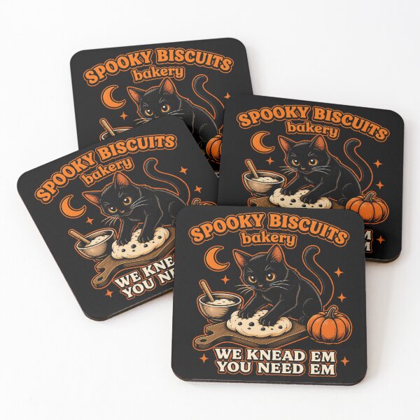 Item preview, Spooky Biscuits Club Cat Lovers Pastry Halloween designed and sold by Kladhadredo.