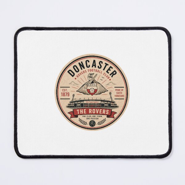 Item preview, Doncaster Rovers Beer Mat Fan Graphic Design designed and sold by FanFueledStickers.