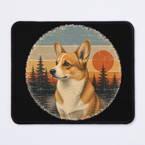 Item preview, Vintage Corgi Retro Sunset Adventure designed and sold by ARDELVEX STUDIO.
