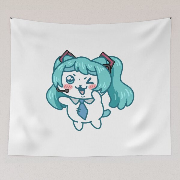 Item preview, Aqua Cat Friend  designed and sold by odessagonzalez6.