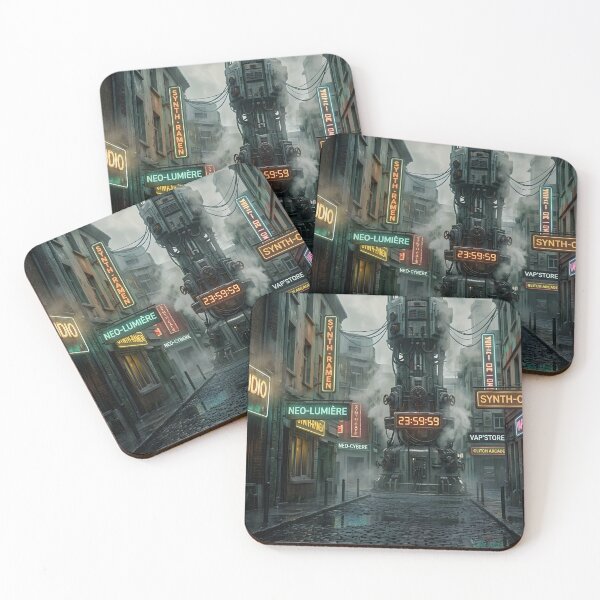 Item preview, Cyberpunk Megalopolis Alley - Neon and Retro Future Atmosphere designed and sold by Kek-Ina.