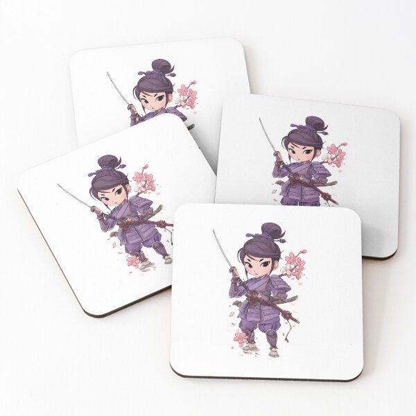 Item preview, cool female samurai girl designed and sold by cutemakerotart.