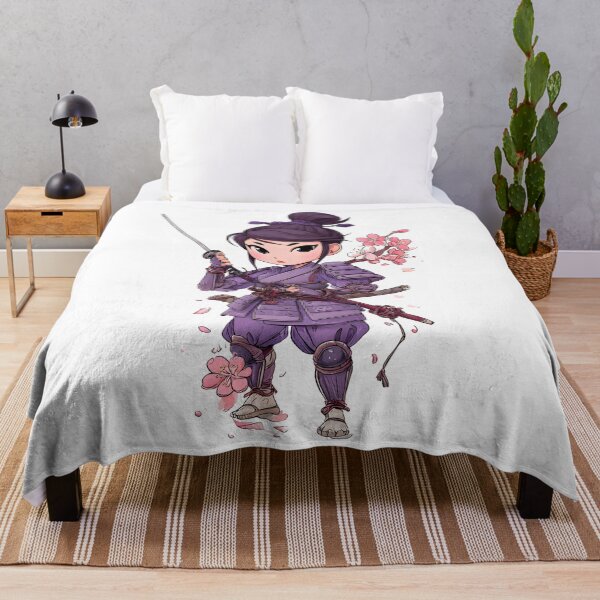 Item preview, cool female samurai girl designed and sold by cutemakerotart.