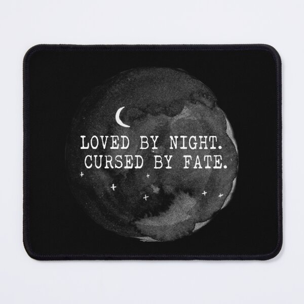 Item preview, Loved by Night Cursed by Fate – Dark Romantasy Gothic Romance designed and sold by witchlingart.