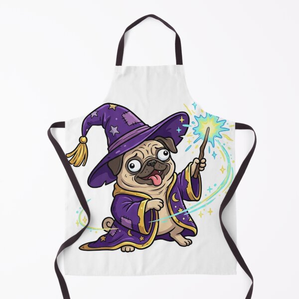 Item preview, Derpy Wizard Pug Casting Spell designed and sold by YNAMREG.